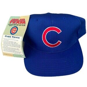 Vintage 1996 Chicago Cubs Convention Baseball Cap Stitched Snapback Hat NWT
